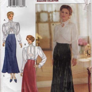 1993 Butterick 3150 Victorian or Edwardian blouse. Victoria Magazine collection