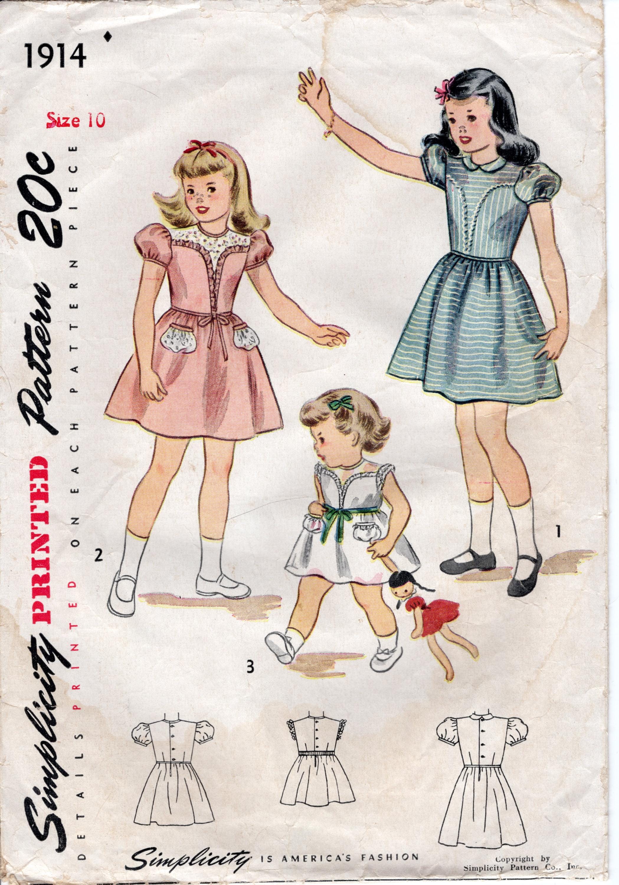 1940s child dress - Etsy 日本