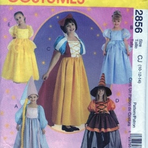 2000 McCall&#39;s Children&#39;s and Girl&#39;s Storybook costumes. Disney princess costumes Bust 28.5&quot;