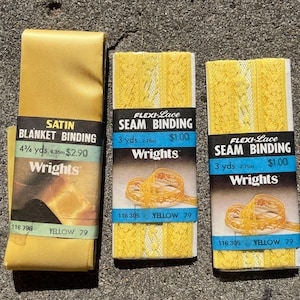 NOS Wrights yellow Zubehör: Nahtbindung, Blankobindung