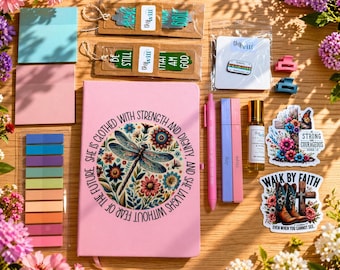 Faith Journaling Gift Set | Bible Study Accessories Bundle