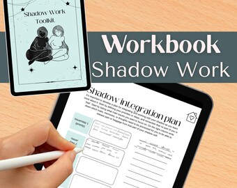 Shadow Work Toolkit – Digital Workbook + 190+ Journal Prompts (GoodNotes, Notability, ReMarkable, iPad)