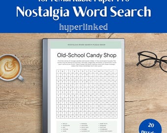 Búsqueda de palabras de nostalgia para reMarkable Paper Pro