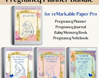 reMarkable Paper Pro Pregnancy Planner Bundle: Journal, Memory Book (Digital Download)