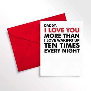 Printable Dad Valentine Card  Baby's First Card to Daddy image 1