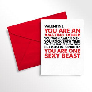 Valentine Printable Card for Husband | Naughty Valentine | Card for Spouse | Card for Dad