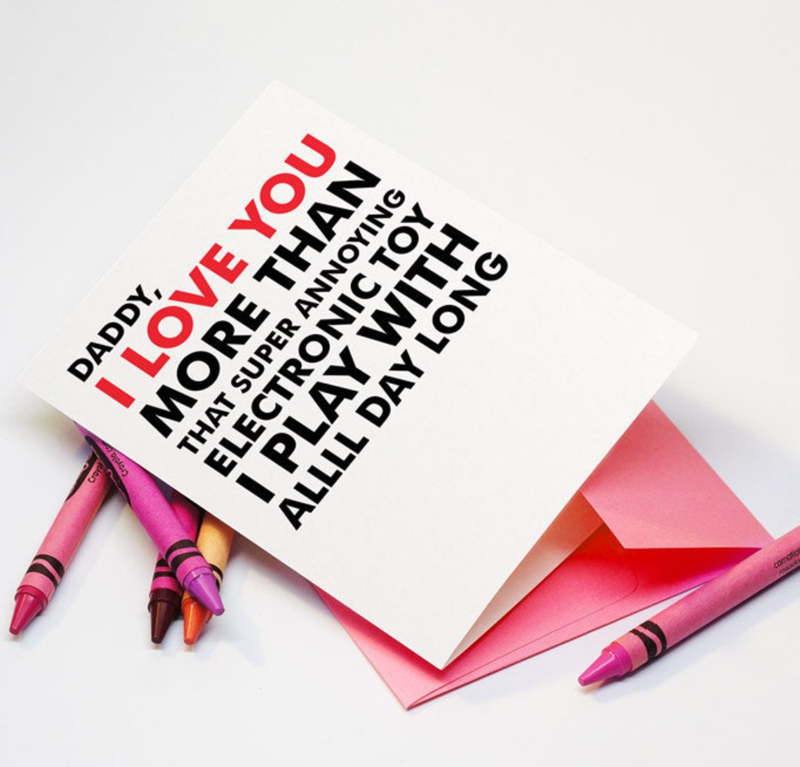 Printable Valentine s Day Card For Dad From Toddler Digital Download Funny Love Note To Daddy