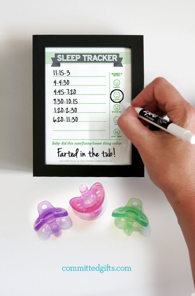 Printable: Dry Erase Baby TRIO, Navy Blue DIY Baby Shower Gift. Last Feeding Tracker. Baby Feeding Chart. Sleep Tracker. Chore Chart. image 3