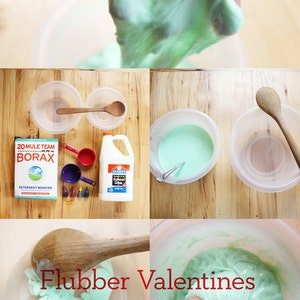 Printable Flubber Valentines for Kids DIY Cards for Class Teacher Preschool Elementary Classmates Puns image 2