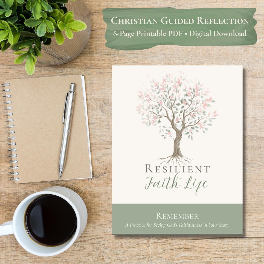 Christian Guided Reflection Printable | Remember | Faith Journaling PDF ...