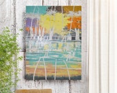 Nature of Color, African American Art, Watercolor Art, Canvas Wall Art,Home Decor Art, Watercolor Painting,Abstract Art,Wall Art, Gift Ideas