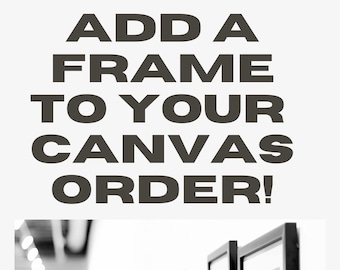 Contemporary Picture Frame, White Picture Frame, Black Frame, Frame for Canvas Art, White Frame, Frame for Art, Canvas Art