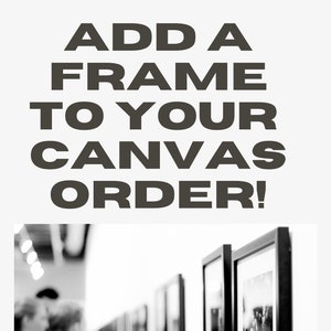 Contemporary Picture Frame, White Picture Frame, Black Frame, Frame for Canvas Art, White Frame, Frame for Art, Canvas Art