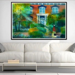 Watercolor Print, African American Art, African Black Art,Home Decor Art,Watercolor Art,Abstract Art, Wall Art
