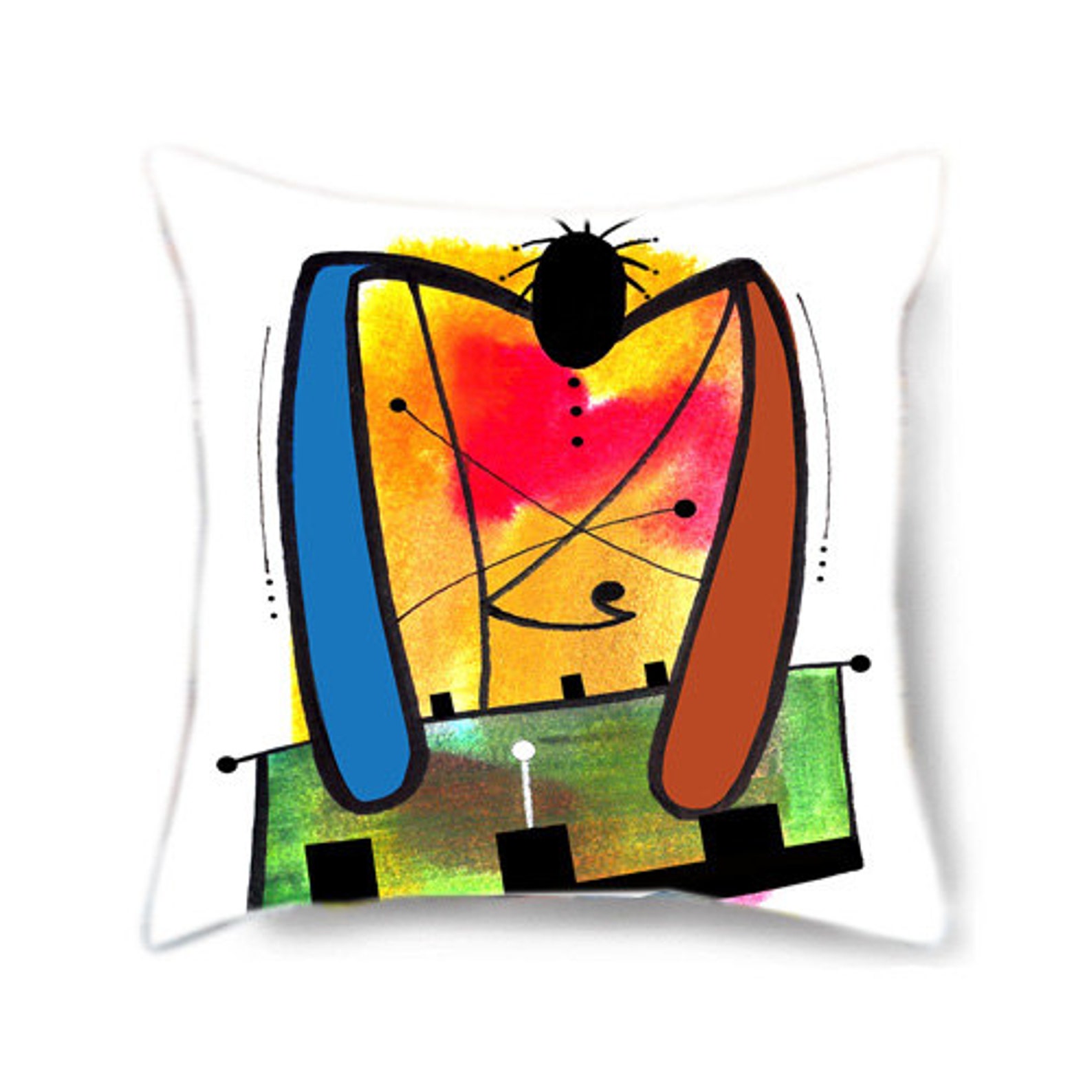 Home Decor Pillow Cover Art Pillow Christmas Gifts Colorful Etsy