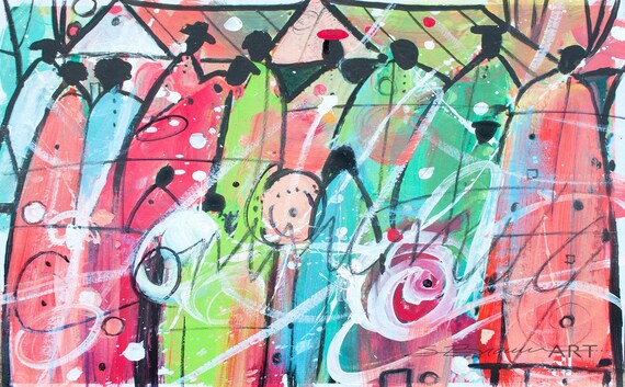 Colorful Community Watercolor Print African American Art Black Art Wall Art Home Decor Art Watercolor Art Abstract Art Wall Art Colorful Community Watercolor Print African American Art Black Art Wall Art Home Decor Art Watercolor Art Abstract Art Wall Art