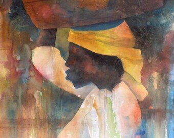 Too Strong CANVAS, African American Art, Canvas Art, Canvas Wall Art,Decor Art, Canvas Painting,Abstract Art, Wall Art, Black Art