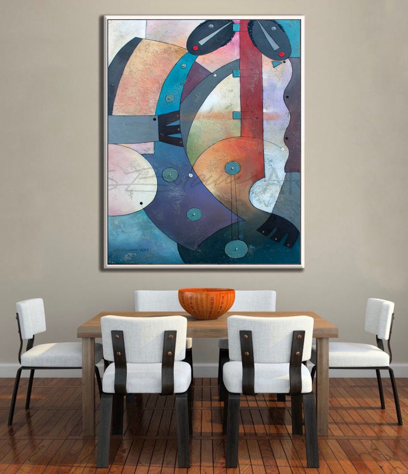 Jazz Sensation Canvas, African American Art, Canvas Art, Canvas Wall Art,Home Decor Art, Canvas Painting,Abstract Art, Wall Art image 1