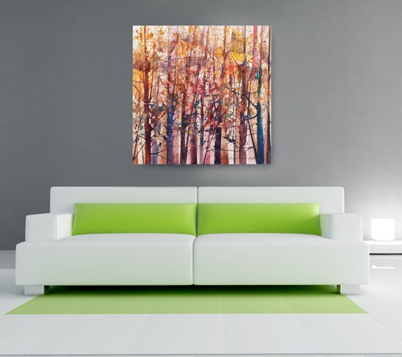 Lost in Autumn, African American Art, Canvas Art, Canvas Wall Art,Home Decor Art,Canvas Print,Abstract Art, Wall Art,Gift for Her,Gift Ideas