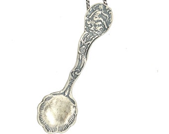 Vintage Spoon Necklace, vintage jewelry, silver spoon, vintage finds, OOAK jewelry, spoon, vintage necklace, vintage necklace,