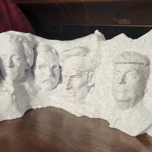 Mount Trumpmore. Trump on Mount Rushmore