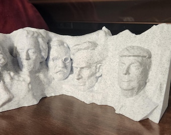 Mount Trumpmore. Trump op Mount Rushmore