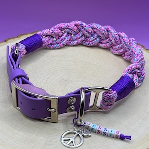 Design Your Own Dog Braided Collar With Paracord PPM Rope
