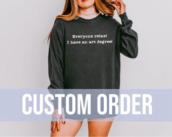 Custom Order for Cathy