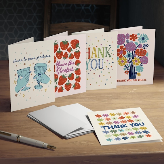 30 Pack Thank You Cards With Envelopes And Stickers - View #2