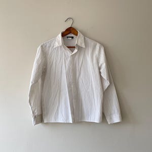 Vintage White Sheer Shirt - Etsy
