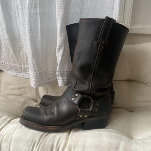Frye Harness Boots 7 - Etsy display picture 1
