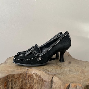 00s high-heeled bit loafers archive 古着 00s Vintage Loafers - Etsy