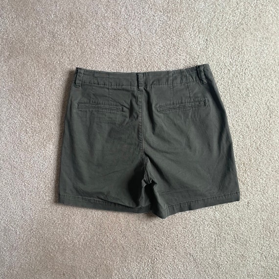 army green cotton GORPCORE camp shorts - vintage … - image 2