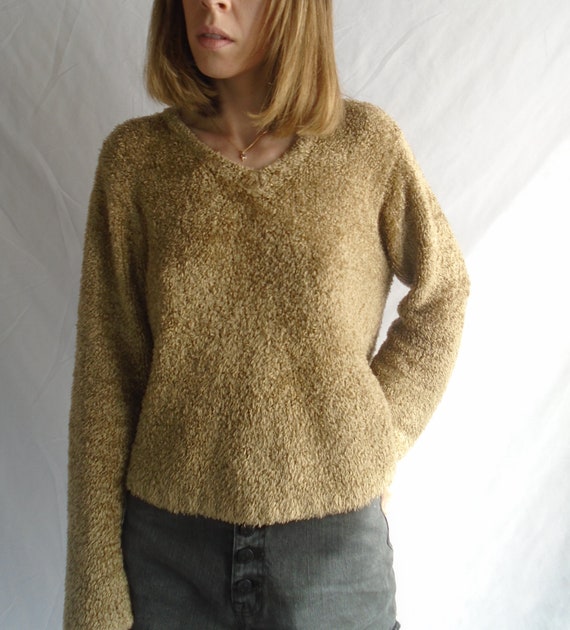 fuzzy teddy bear sweater