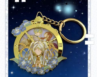 Frieren Beyond Journey's End Metal Spinning Charm 6cm - Layered Anime Keychain Ita Bag Decor 葬送のフリーレン