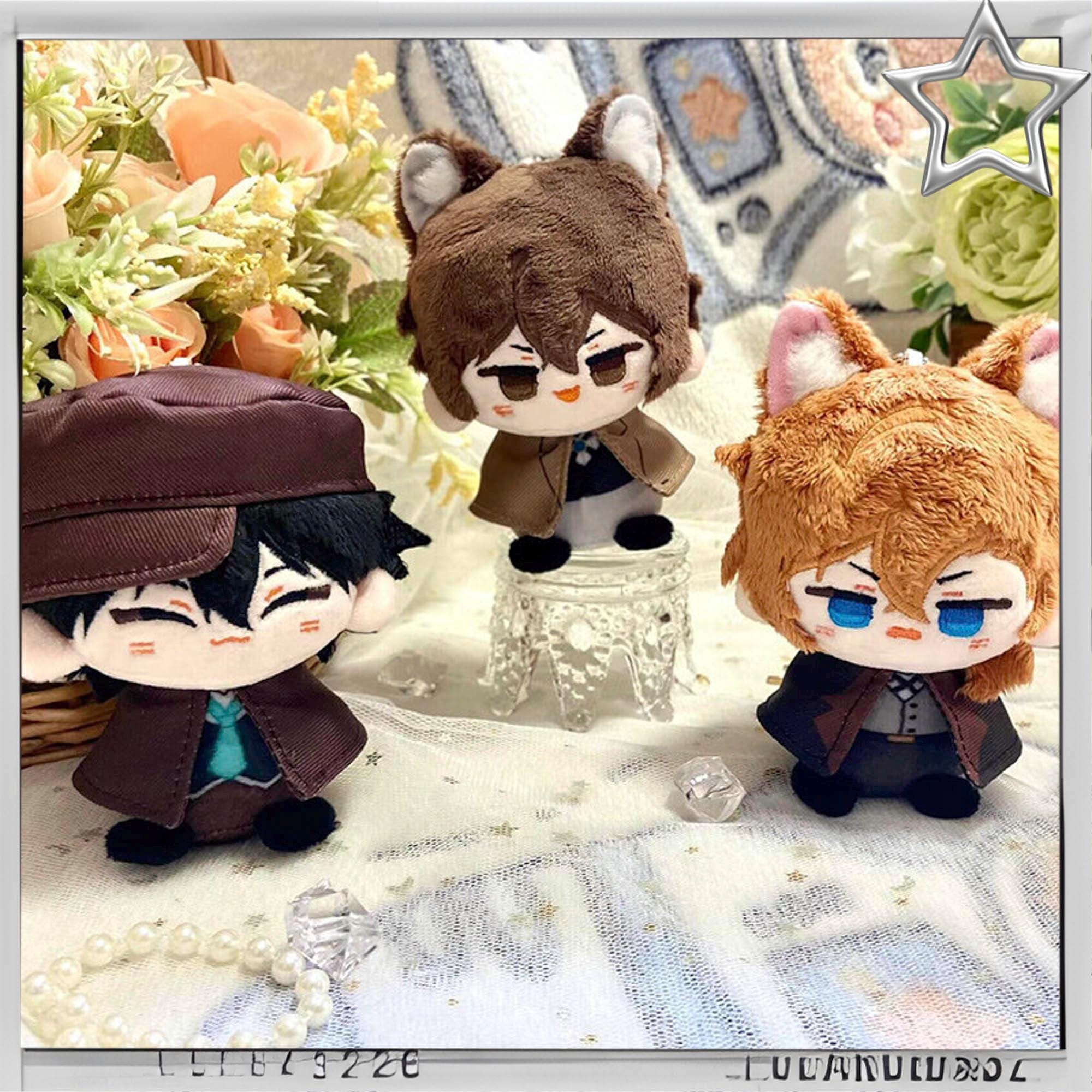 Bungo Stray Dogs 10cm Plush Doll Set, 6 Characters, Dazai Chuuya