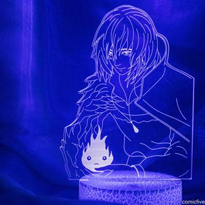 howl,howl lamp,howl night light,howl desk lamp,howl Led light,Howl color changing light
