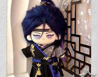 Ashes of the Kingdom Fu Rong 20cm Plush Doll, Poseable with Outfits, Handmade Collector Gift