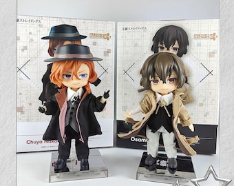 文豪ストレイドッグス 手作り粘土フィギュア、ちびスタイル、太宰中也、乱歩、芥川龍之介、アニメデスクトップ装飾 文豪ストレイドッグス