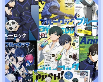 Blue Lock Poster Set - 20pcs A4 Anime Wall Art Sticker Room Decor Collection