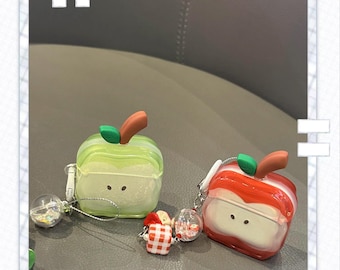 Funda para AirPods Love and Deepspace Caleb, color rojo y verde, para auriculares Apple