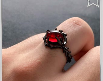 Anillo Sylus de Amor y Espacio Profundo - Joyería Otome ajustable
