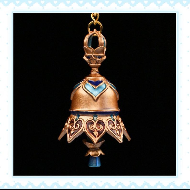 Genshin-impact Scaramouche Wanderer Bell, cosplaybedel wapenthema, rinkelende hanger afbeelding 4