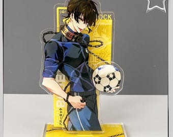 Blue Lock All Character Acrylic Layered Stand, 9.5x5.5x16cm, 105g, Desktop Centerpiece, Anime Giftブルーロック