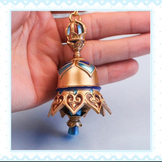 Genshin Impact Scaramouche Wanderer Bell, Weapon Themed Cosplay Charm, Ringing Pendant
