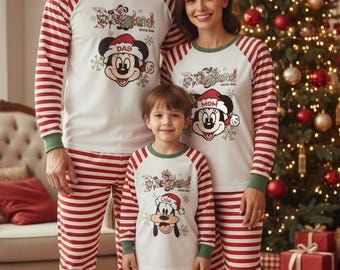 ディズニーキャラクターズ クリスマスパジャマセット、かわいい