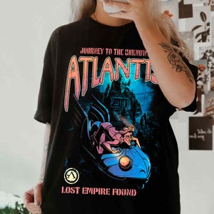 Disney Atlantis The Lost Empire Shirt, Milo Journey To The Unknown Tee, Lost Empire Found Poster, Vintage Disney Adventure T-Shirt