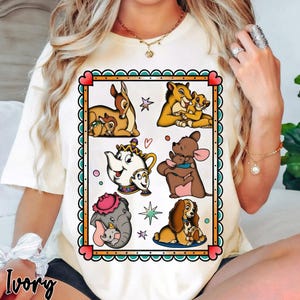 Vintage Disney Mom Vibes Tattoo Style Art T-Shirt, Disney Motherhood Matching Shirt, Happy Mother's Day 2026 Tee, Gift for Mom And Kids