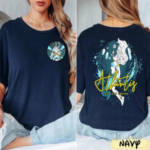 Two Sided Disney Princess Kida Atlantis Tshirt, Vintage Spinner The Lost Empire Enchanted Shirt, Disneyworld Disneyland Family Trip Matching