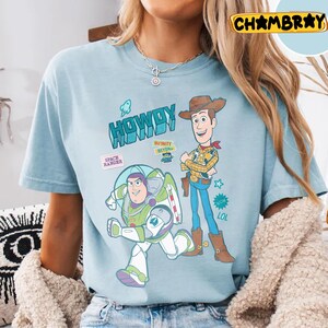 vintage Toy Story Buzz et Woody Bestie t-shirt, chemise Howdy Space Ranger Infinity Beyond, t-shirt Disney Toy Story Land, t-shirt voyage Disneyland image 13